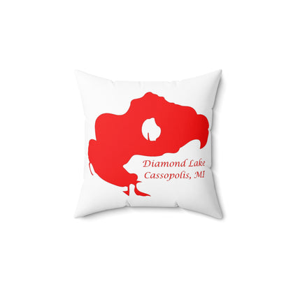 Diamond Lake Spun Polyester Square Pillow