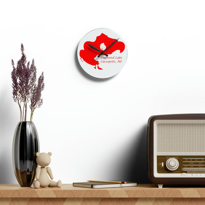 Diamond Lake Wall Clock