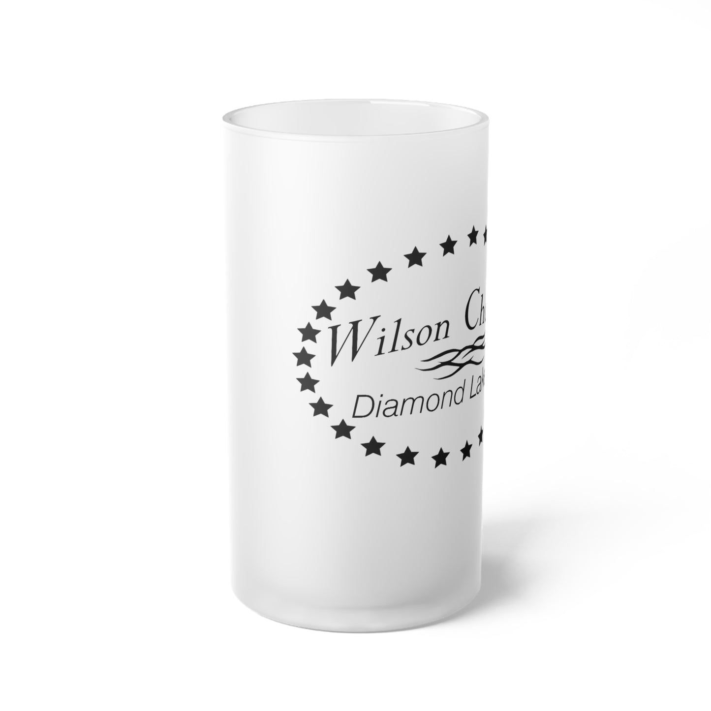 Wilson Channel Frosted Glass Beer Mug