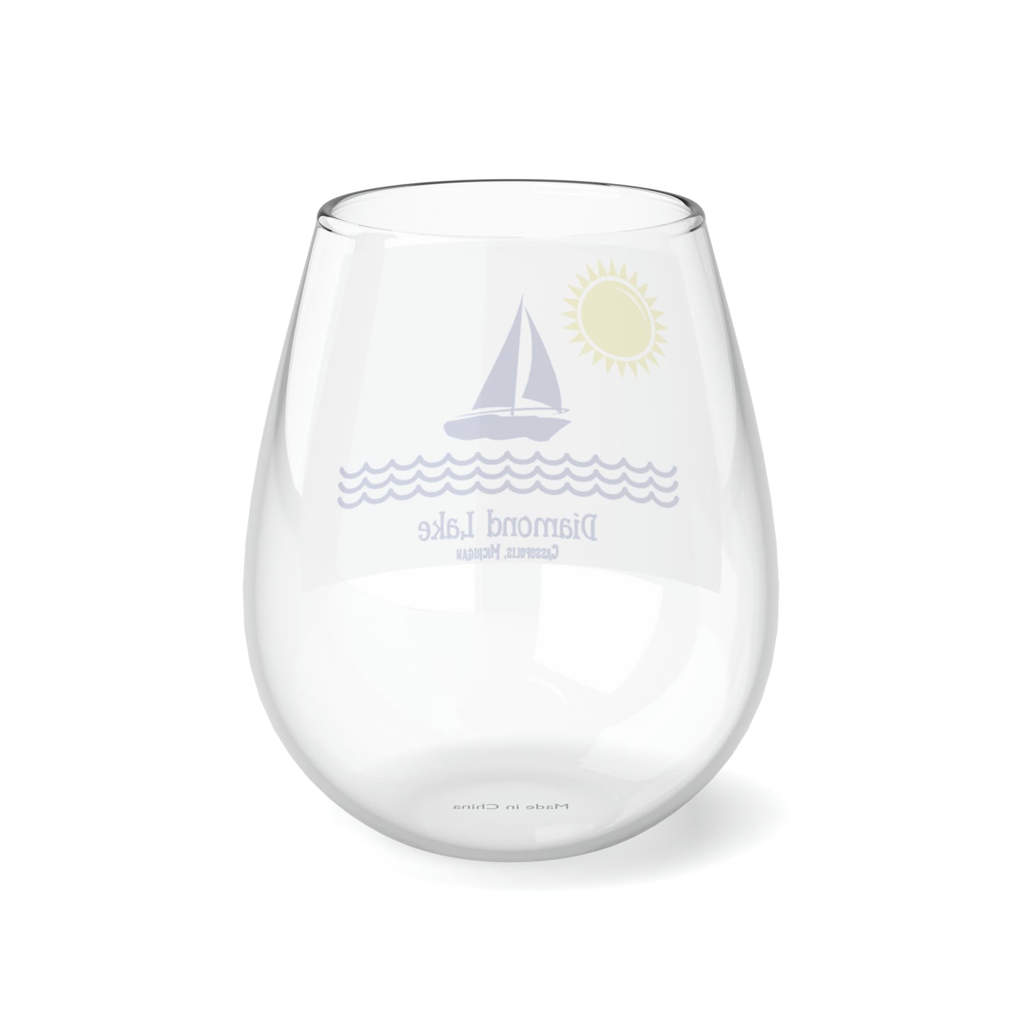 Diamond Lake Stemless Wine Glass, 11.75oz