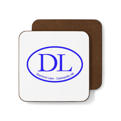 Diamond Lake Hardboard Back Coaster