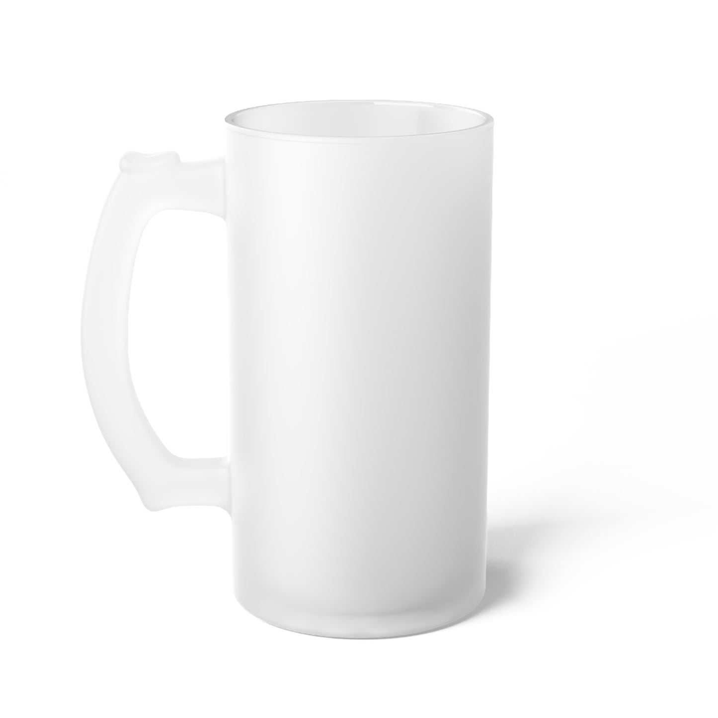 Diamond Lake Frosted Glass Beer Mug