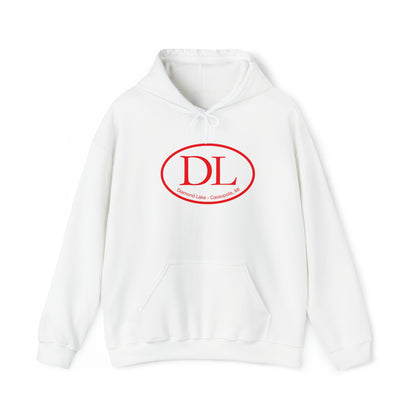 Diampnd Lake Oval Logo  Red Unisex Heavy Blend™ Hooded Sweatshirt