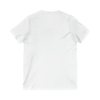 Diamond Lake  Jersey Short Sleeve V-Neck Tee White