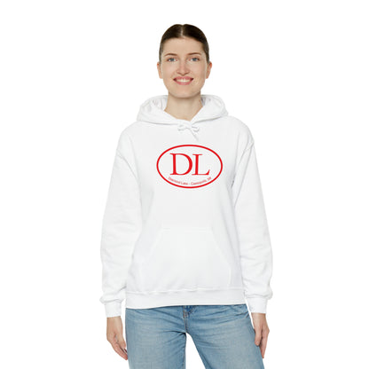 Diampnd Lake Oval Logo  Red Unisex Heavy Blend™ Hooded Sweatshirt