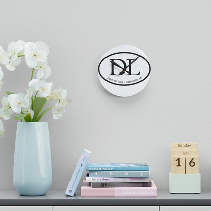 Diamond Lake Acrylic Wall Clock