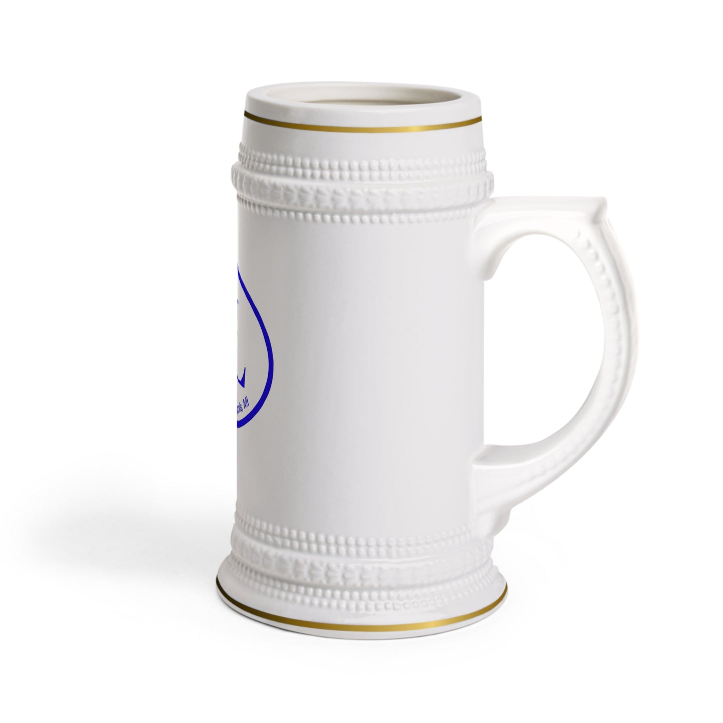 Diamond Lake Oval Logo Beer Stein Mug