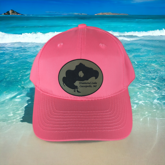 Diamond Lake Baseball Hat Pink