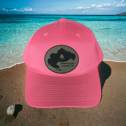 Diamond Lake Baseball Hat Pink