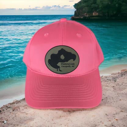 Diamond Lake Baseball Hat Pink