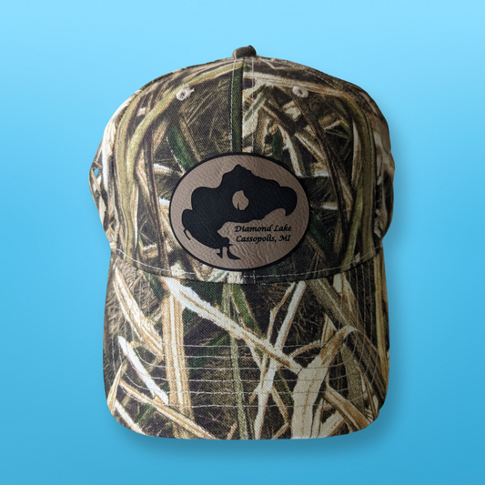 Camo Diamond Lake Baseball Hat