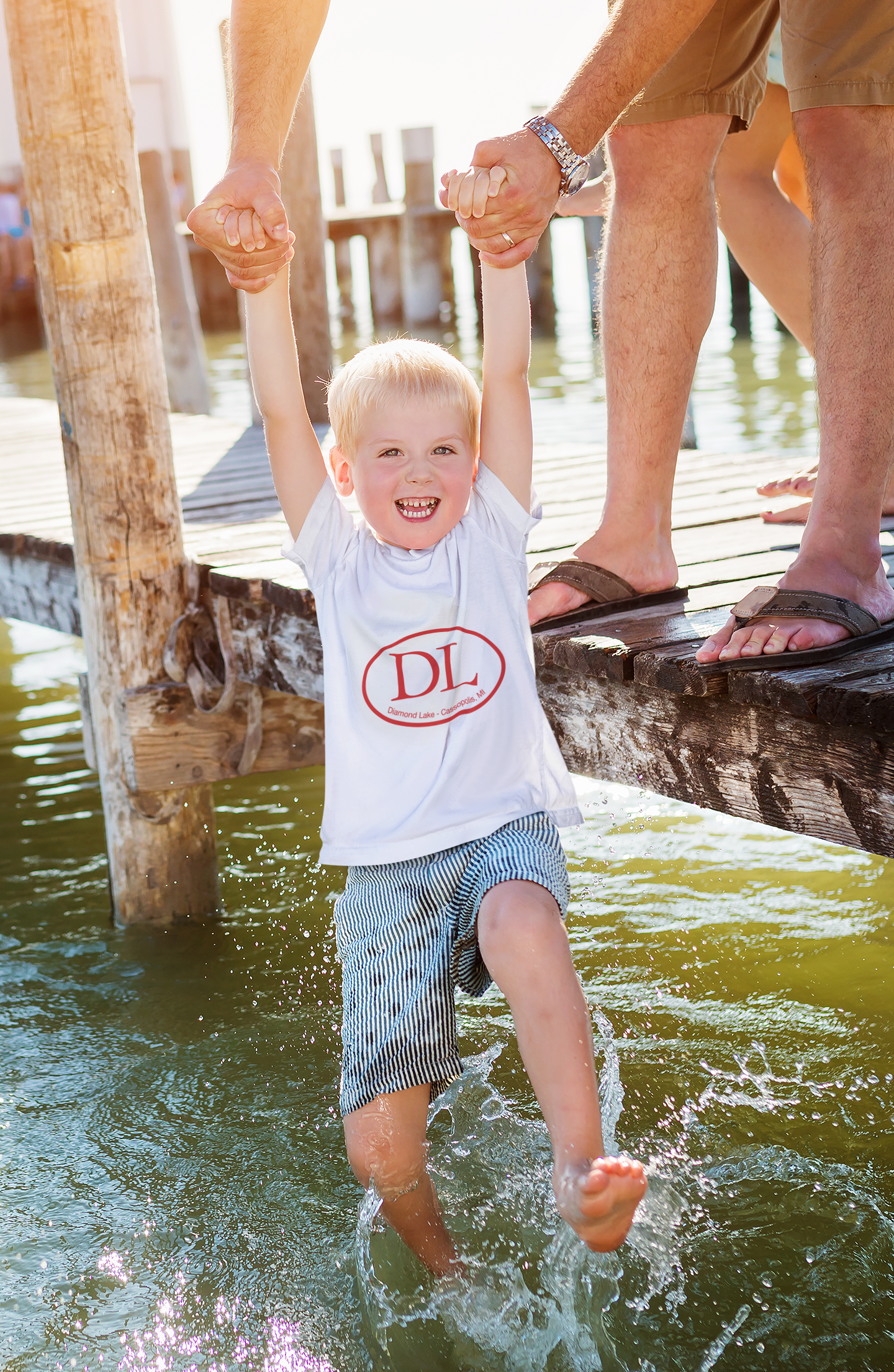 Diamond Lake Kids Heavy Cotton™ Tee Red Oval